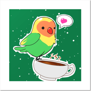 Bird & Coffee Posters and Art